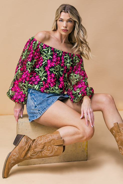 feeling-mighty-fine-woven-top Flying Tomato-Sophia's StyleTOPS-1