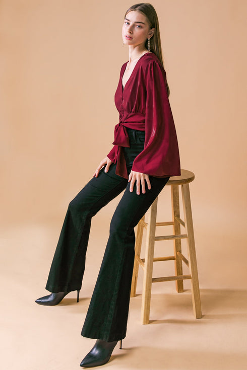 the-right-addition-woven-top Flying Tomato-Sophia's Style-6