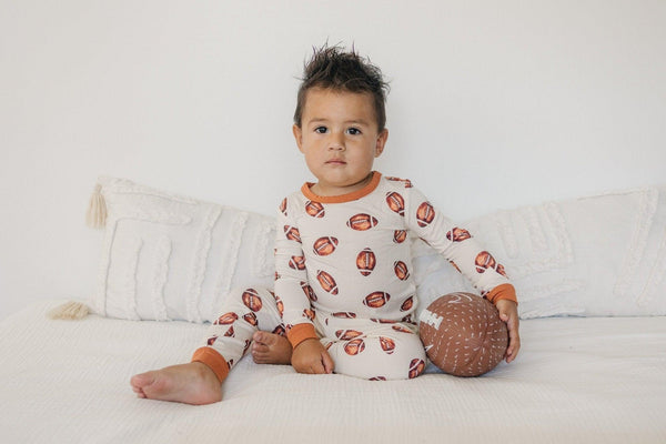 football-print-2pc-pajama-set Little Joy Co - Sophia's Style-1