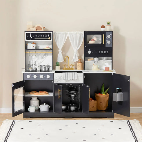tiny-land®-trendy-black-style-play-kitchen--Sophia's Style--5