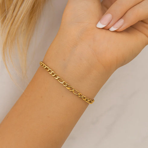 classic-figaro-chain-bracelet-Sophia's Style-3