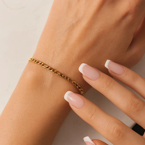 classic-figaro-chain-bracelet-Sophia's Style-6