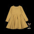 the-printed-long-sleeve-dress-golden-dot Lovely Littles - Sophia's StyleLong Sleeve Dress-1