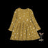 the-printed-long-sleeve-dress-golden-floral Lovely Littles - Sophia's StyleLong Sleeve Dress-1