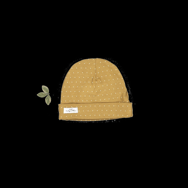 the-printed-hat-golden-dot Lovely Littles - Sophia's StyleHat-1