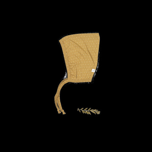 the-printed-pixie-bonnet-golden-dot Lovely Littles - Sophia's StylePixie Bonnet-1