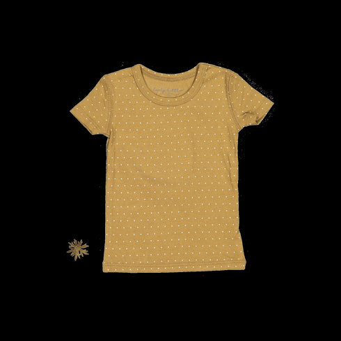 the-printed-short-sleeve-tee-golden-dot Lovely Littles - Sophia's StyleShort Sleeve Tee-1