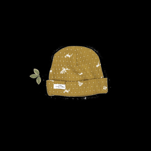 the-printed-hat-golden-floral Lovely Littles - Sophia's StyleHat-1