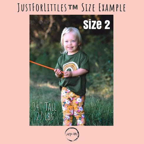 golden-floral-leggings-just-for-littles®️ - Sophia's Style -7