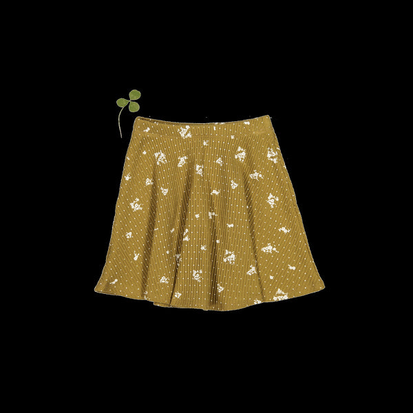 the-printed-skirt-golden-floral Lovely Littles - Sophia's StyleSkirt-1