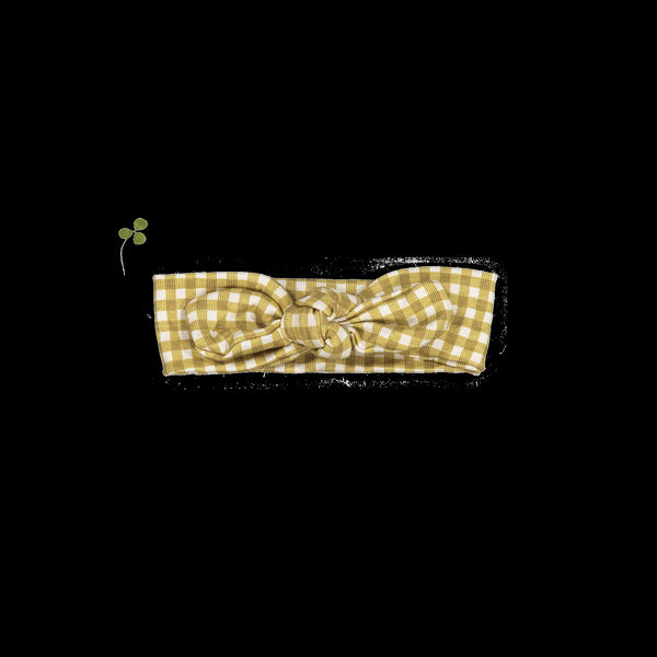 the-printed-headband-golden-gingham Lovely Littles - Sophia's StyleHeadband-1