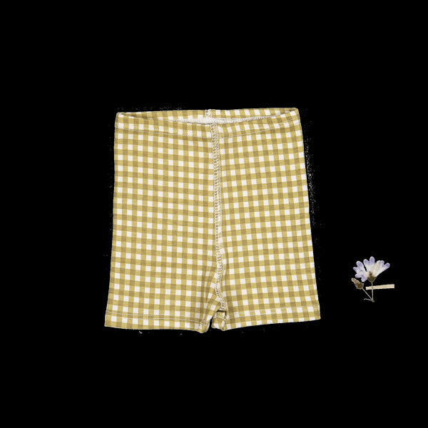 the-printed-short-golden-gingham Lovely Littles - Sophia's StyleShort-1