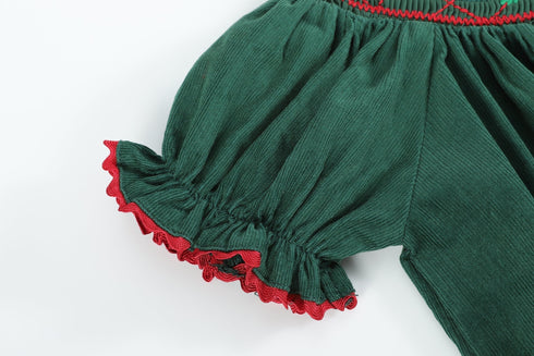 green-christmas-mistletoe-smocked-bishop-dress-lil-cactus-sophias-style-4