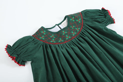 green-christmas-mistletoe-smocked-bishop-dress-lil-cactus-sophias-style-5