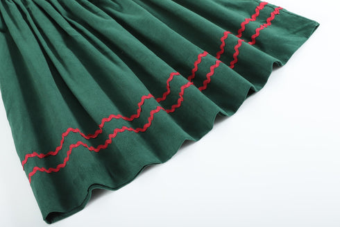 green-christmas-mistletoe-smocked-bishop-dress-lil-cactus-sophias-style-3
