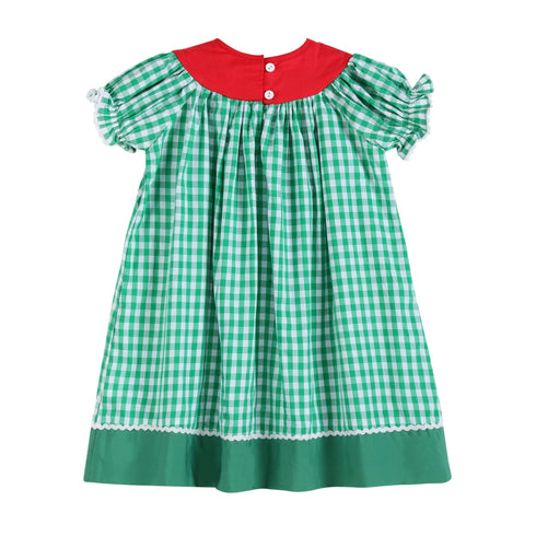 green-gingham-watermelon-collar-bishop-dress-lil-cactus-sophias-style-2