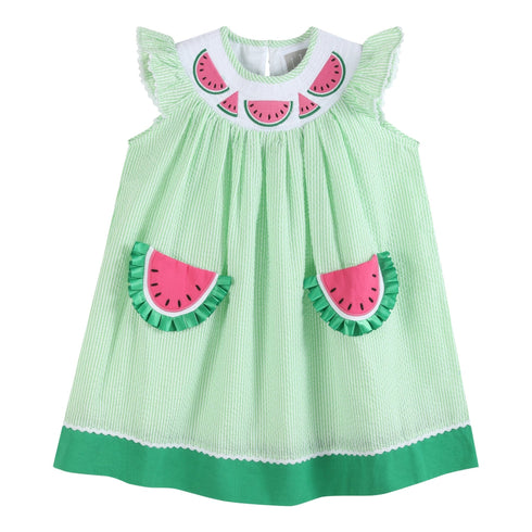 green-seersucker-watermelon-smocked-bishop-dress-lil-cactus-sophias-style-1