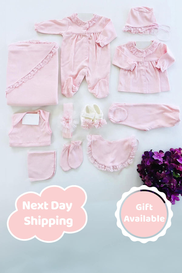 emma-newborn-coming-home-set-11-pcs-THA Dressing at Sophia's StyleNewborn Homecoming Set-1