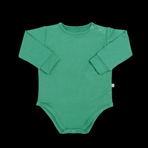 Hunter Green Long Sleeve Bodysuit