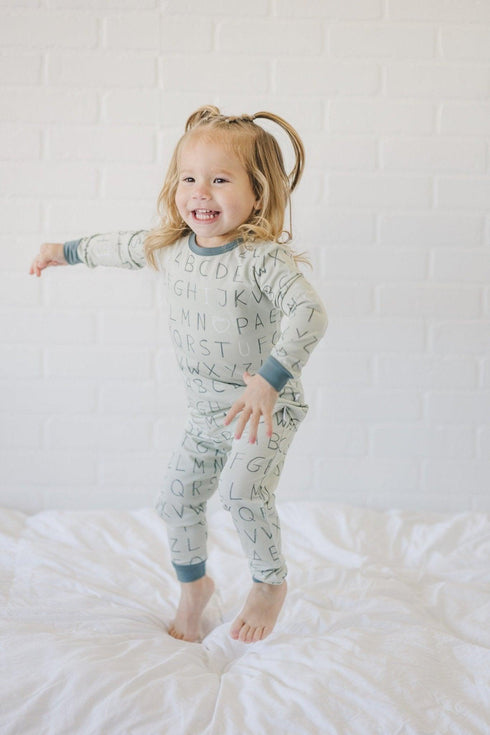 i-3-u-abc-2pc-bamboo-pajama-set-green-size-5-left Little Joy Co - Sophia's Style-5