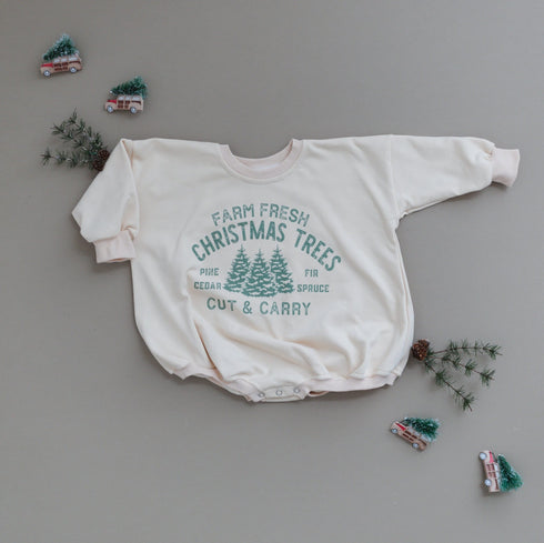 farm-fresh-christmas-trees-sweatshirt-romper-cream Sophia's Style-2