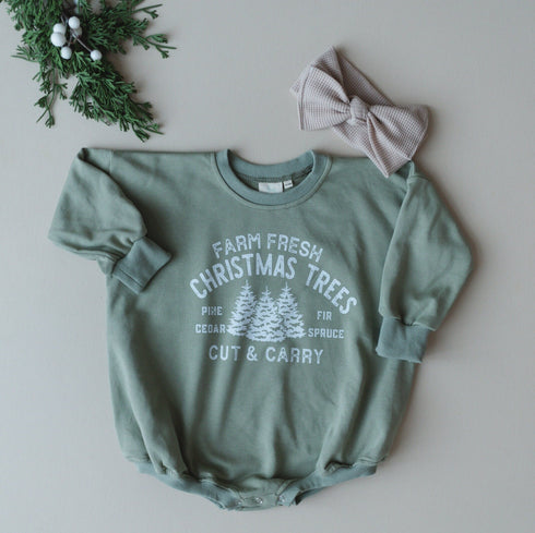 farm-fresh-christmas-trees-sweatshirt-romper-sage Sophia's Style-2