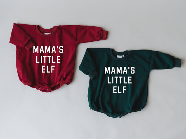mamas-little-elf-sweatshirt-romper Sophia's Style-1