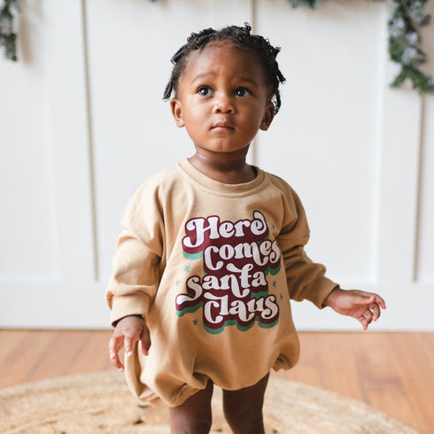 here-comes-santa-claus-sweatshirt-romper Sophia's Style-1
