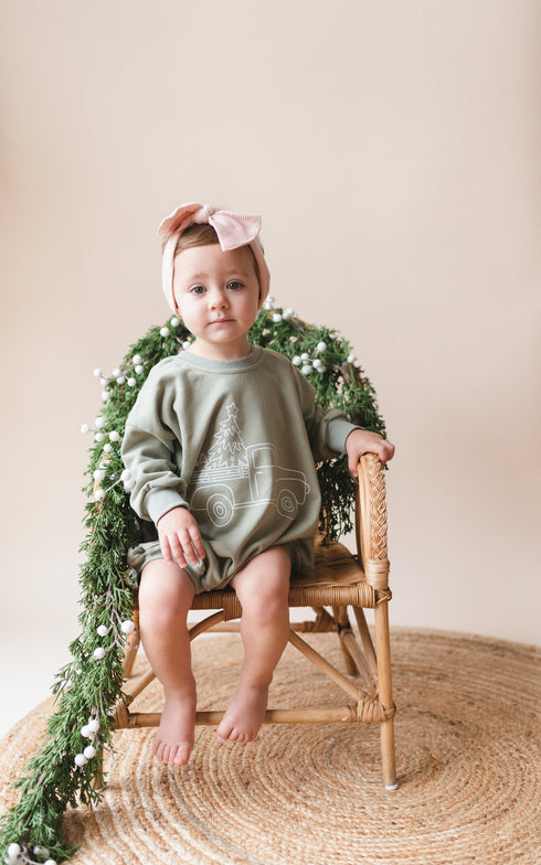 christmas-tree-truck-sweatshirt-romper-1 Sophia's Style-2