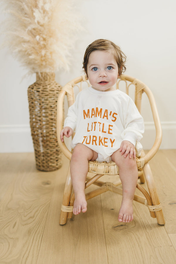 mamas-little-turkey-bamboo-sweatshirt-romper-more-colors Sophia's Style-1