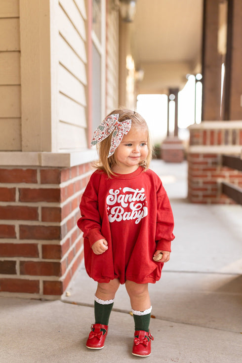santa-baby-sweatshirt-romper Sophia's Style-4