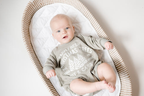 farm-fresh-christmas-trees-sweatshirt-romper-sage Sophia's Style-3