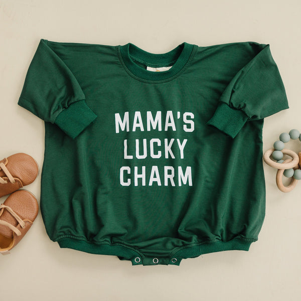 mamas-lucky-charm-bamboo-sweatshirt-romper-Sophia's Style-1