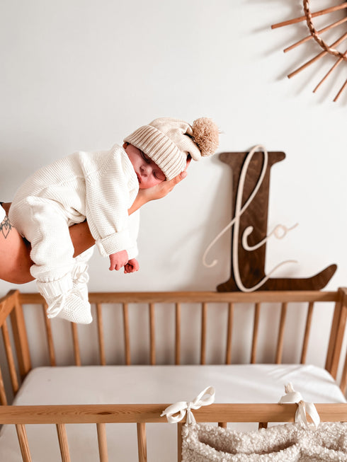 luna-luca-classic-purl-knit-jumpsuit-white Luna and Luca Newborn Baby Clothes