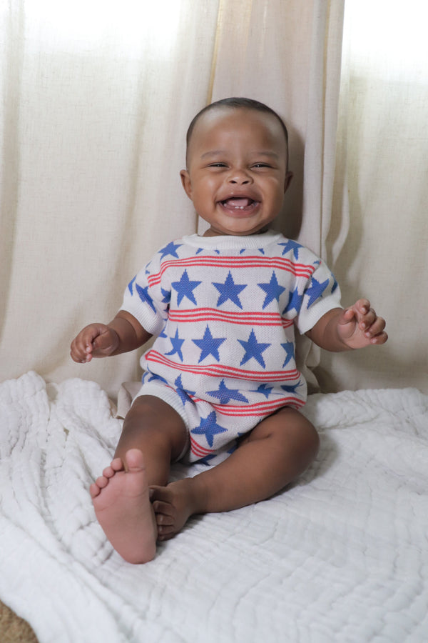 stars-and-stripes-romper Luna and Luca - Sophia's Style-1