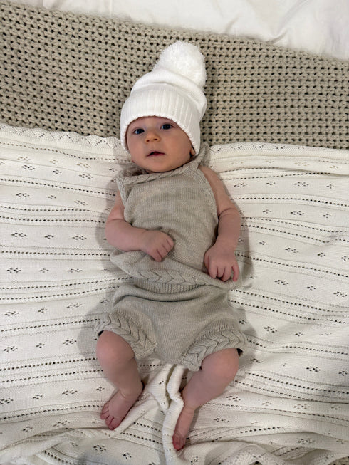 Braided Tank + Bloomers Set - Natural