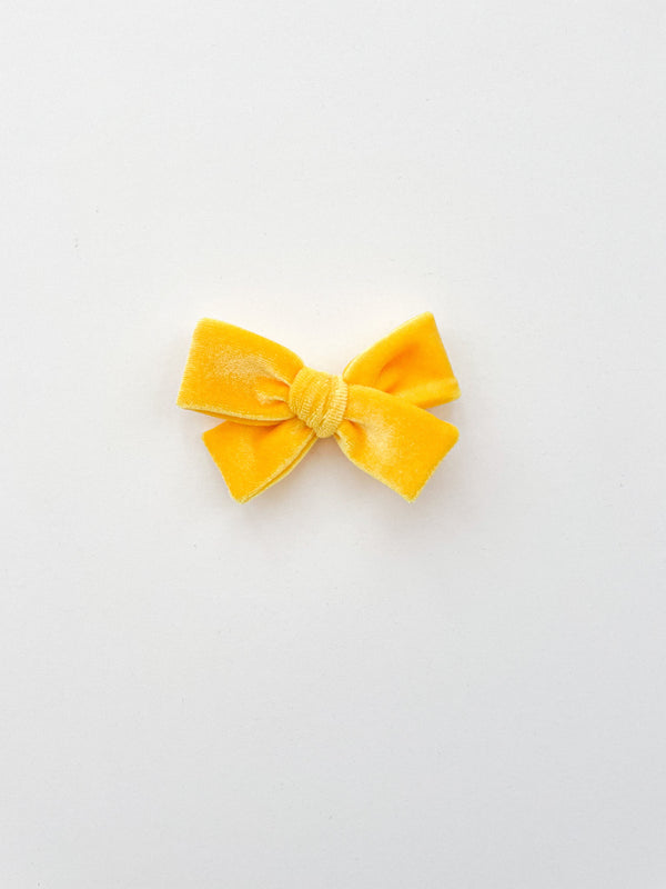 canary-yellow-velvet-pinwheel Boosh Baby - Sophia's Style-1