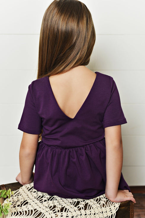 Plum Twirl Dress
