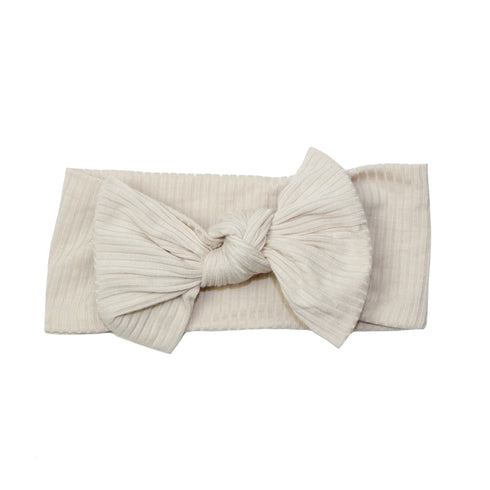 bow-headband-ribbed-oatmeal Presley Couture at Sophia's Style--2