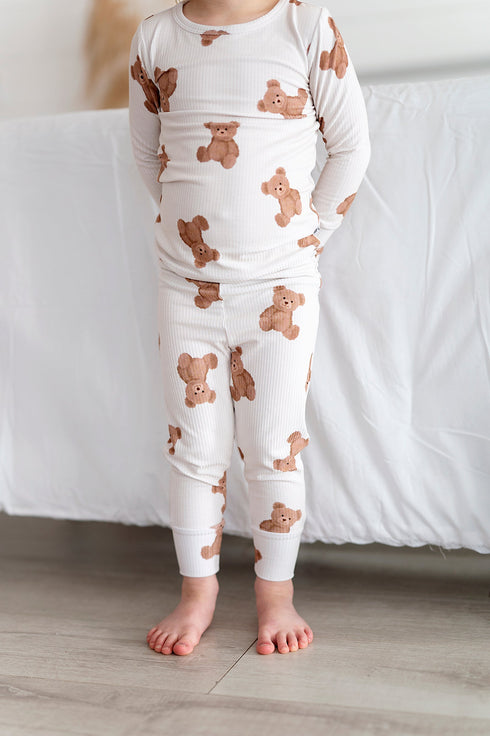 ribbed-bear-two-piece-long-set-little-pajama-co - Sophia's Style -4