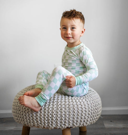mint-checkers-dream-set Dream-Big-Little-Co-pajama-baby-blanket