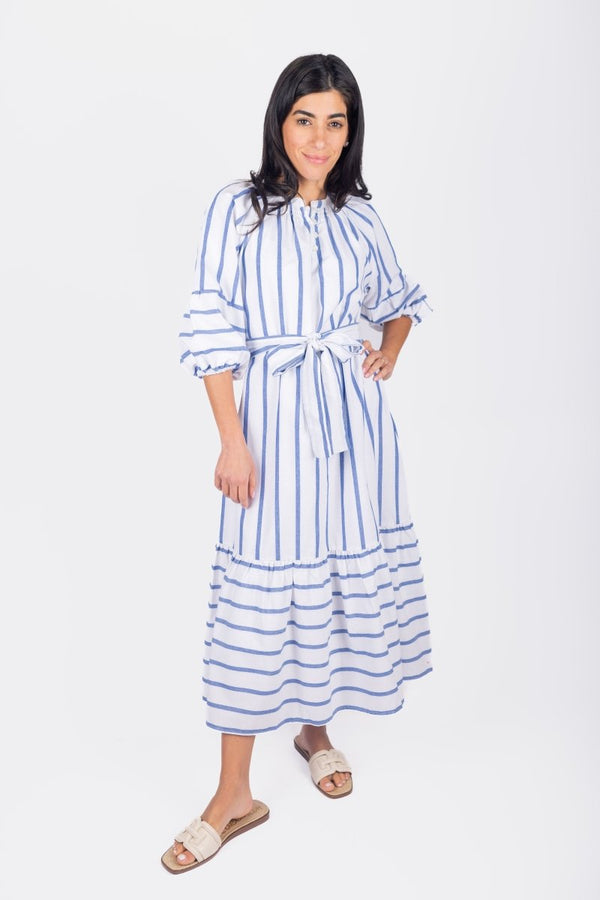 kai-dress-blue-stripe Yakira Bella Sophia's Style-womens-sizes-XS-1
