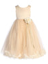 Big Girls Blush Multi Color Satin Top Petal Plus Size Dress 16.5-20.5 - SophiasStyle.com