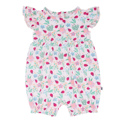 ladybug-flower-garden-ruffle-romper Sweet Bamboo - Sophia's Style-2