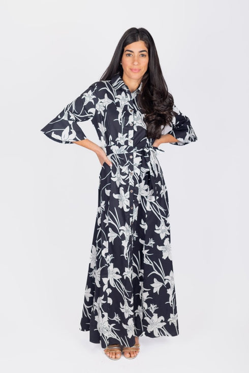 lauren-dress-white-black Yakira Bella Sophia's Style-womens-sizes-XS-1