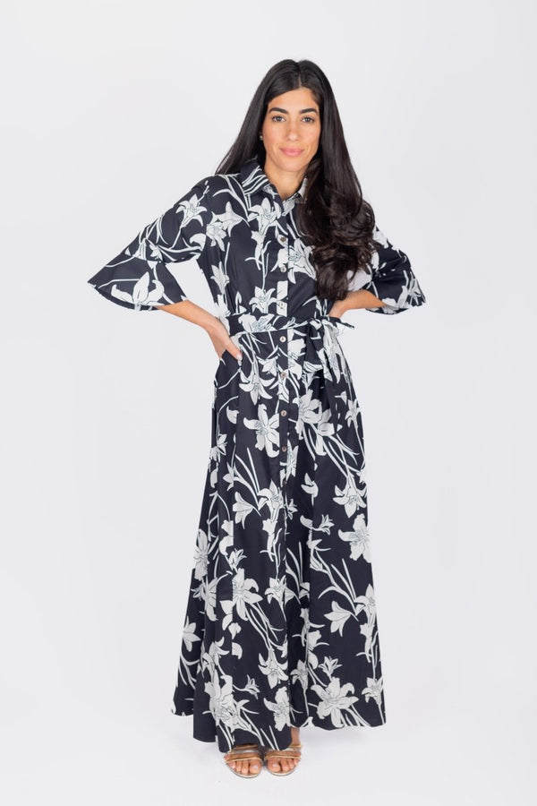 lauren-dress-white-black Yakira Bella Sophia's Style-womens-sizes-XS-1