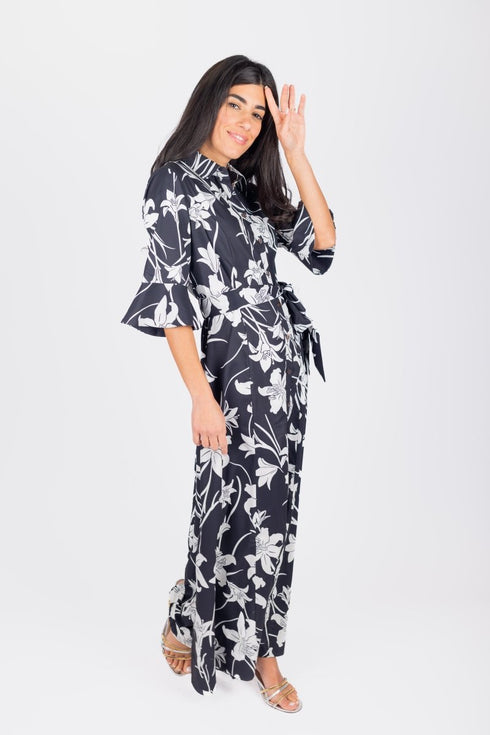 lauren-dress-white-black Yakira Bella Sophia's Style-womens-sizes--7