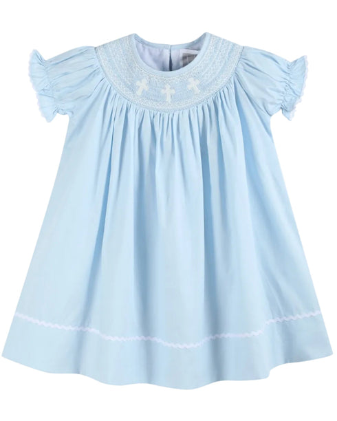 light-blue-crosses-smocked-bishop-dress-lil-cactus-sophias-style-1