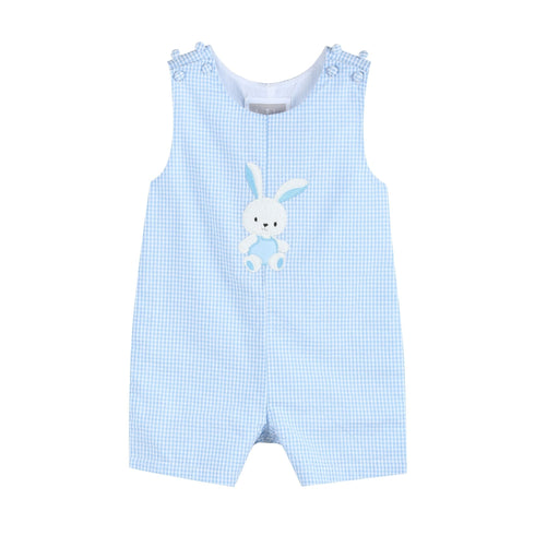 light-blue-gingham-bunny-applique-shortalls-lil-cactus-sophias-style-1