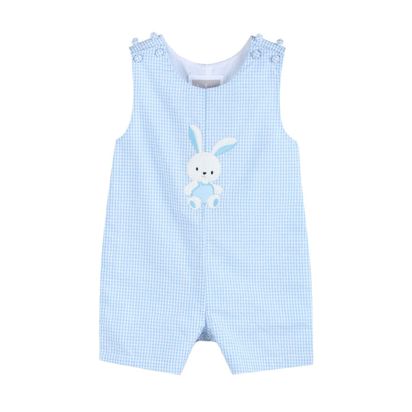 light-blue-gingham-bunny-applique-shortalls-lil-cactus-sophias-style-1